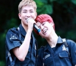 Jimin dan Rap Monster BTS