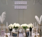Dekorasi Bridal Shower Vicky Shu, Elegan dengan Warna Putih