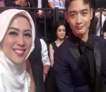 Shanty, Istri Denny Cagur Senang Sekali Berfoto dengan Minho