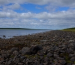 Desa Inuit dekat Danau Anjikuni, Kanada