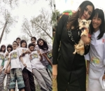 Chloe Berfoto Bersama Pemain 'Koki-Koki Cilik' 