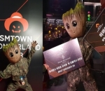 Luna Rahasiakan Identitas dengan Kostum Groot