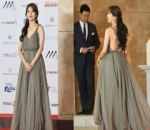 Suzy Hadir dengan Gaun yang Sangat Indah
