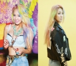 Hyoyeon Makin Kece dengan Rambut Pelangi