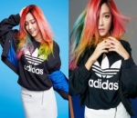 Cantiknya Jessica dengan Rambut Warna-Warni