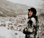 Jessica Mila Tunjukkan Latar Berselimut Salju Nan Indah