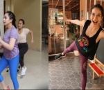 Nagita Slavina dan Putri Marino Semangat Ikut Zumba