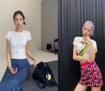 Jennie Padukan dengan Rok Midi, Kalau Rose Rok Mini untuk Kaos Putih