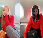 Sekilas Sama, Rose Pilih Celana Terang dan Jennie Kenakan Celana Hitam untuk Sweater Merah
