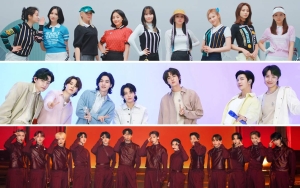 Dancing in the Rain, TWICE dan 7 Idol Ini Aesthetic Basah-Basahan Manggung Di Bawah Guyuran Hujan