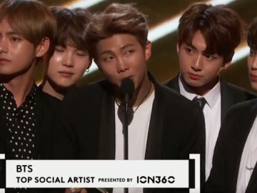 BTS Bawa Pulang Penghargaan 'Top Social Media Artist' di Billboard Music Awards 2017