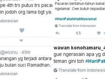 Ngakak, Kumpulan Tweet Motivasi di 'Hari Patah Hati Nasional' Lamaran Raisa - Hamish Daud