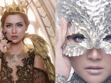 FOTO : Terinspirasi 'The Huntsman', Jessica Iskandar dan Sarwendah Tampil Mempesona Bak Ratu