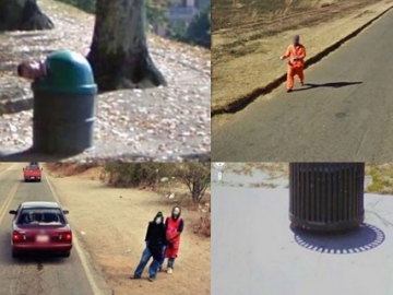 11 Gambar Aneh dan Membingungkan yang Tertangkap Kamera Google Street View