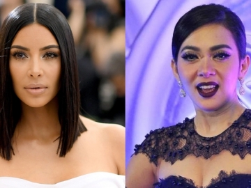 Ketemu Kim Kardashian di Jepang, Syahrini Sukses Bikin Netter Iri
