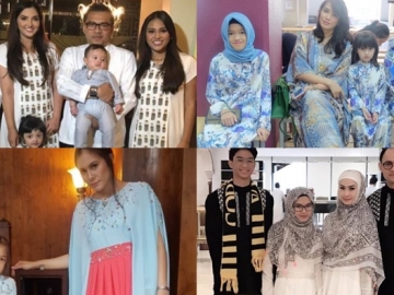 8 Seleb Indo Ini Tetap Cantik Pakai Baju Kembaran dengan Anak