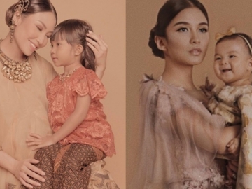 FOTO : Berkonsep 'Potret Jadoel', Adu Keren Gaya Pemotretan Ayu Dewi dan Chelsea Olivia