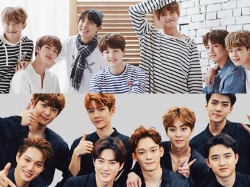 BTS & EXO Puncaki Ranking Boyband dengan Reputasi Brand Terbaik di Bulan Juli