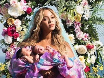 Beyonce Unggah Foto Bayi Kembarnya, Netizen Malah Bingung Soal Nama