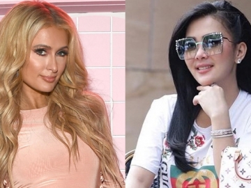 Akrab dengan Paris Hilton, Syahrini Bikin Netter Histeris