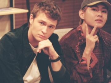 Ketemuan di Korea, Ansel Elgort Kembali Bagikan Foto Keren Bareng Rap Monster & V BTS