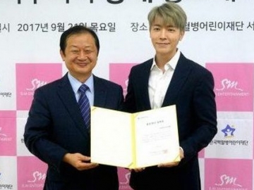 Berjiwa Sosial, Donghae SuJu Terpilih Jadi Duta Yayasan Leukimia Anak