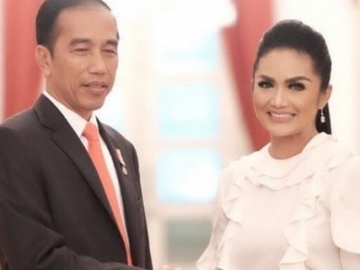 Krisdayanti Bertemu Jokowi, Netter : Paling Pesan 'Jangan Cerai Cerai Lagi Ya'