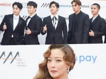 Selamat, EXO & Kim Hee Sun Raih Daesang di '2017 Asia Artist Awards'