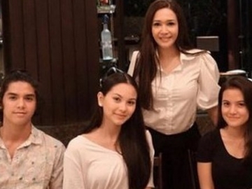 Maia Estianty Foto Bareng 2 Calon Mantu, Netter : Kemana Dul?