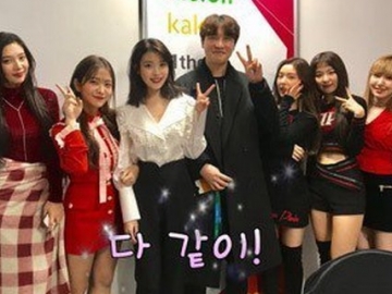 Beri Hadiah ke Manajer, IU Buat Fan Meet Dadakan Bareng Red Velvet