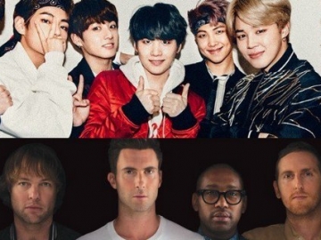BTS Bakal Kolaborasi Musik dengan Maroon 5?