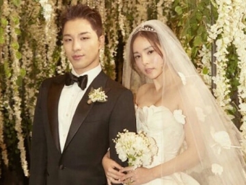 Intip Romantisnya Taeyang Nyanyikan 'Eyes, Nose, Lips' ke Min Hyo Rin di Hari Pernikahan