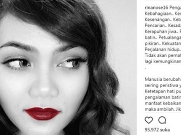 Murka Lepas Hijab Kembali Dibahas, Rina Nose Balas Komentar Netter dengan Kalimat Menohok