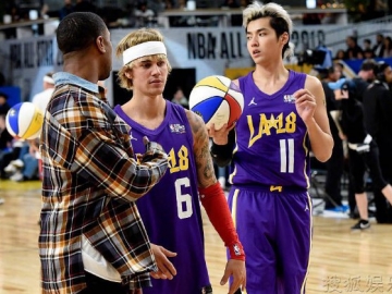 Intip Kerennya Kris Wu Main Basket Hingga Ngobrol Akrab Dengan Justin Bieber di Acara Ini