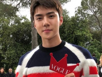 Ganteng Maksimal di Acara Fashion Show, Vogue Kembali Pilih Sehun EXO Sebagai Best Dressed Man