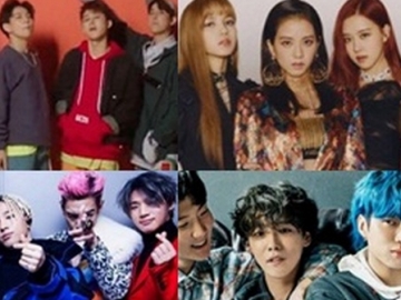 Osen Analisa Chart Digital Untuk Paruh Pertama 2018, Artis YG Entertainment Buktikan Dominasinya
