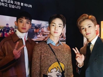 Key Pamer Foto Bareng Lucas dan Mark di Acara Amal, Netter Ngakak Gara-Gara Ini