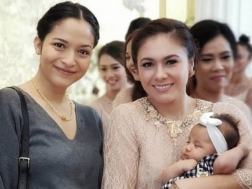 Wulan Guritno Pamer Foto Di Pernikahan Baim-Paula, Netter Malah Salfok Dengan Kostum Putri Marino