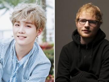 Suga BTS Bikin Fans Heboh Usai Unggah Kicauan Ini Buat Ed Sheeran, Bakalan Kolaborasi? 