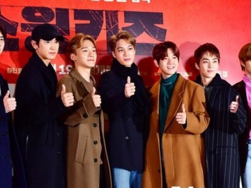 Dukung D.O., EXO Kompak Hadiri VIP Premier Film 'Swing Kids'