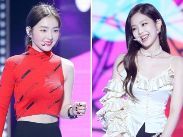 Bikin Gemas, Irene Red Velvet dan Jennie Black Pink Bertukar Gerakan Dance di Panggung 'Music Core'