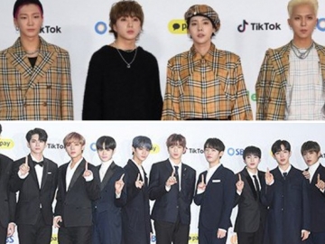 Ganteng Maksimal, Intip Penampilan Wanna One Hingga Winner di Red Carpet SBS Gayo Daejeon 2018