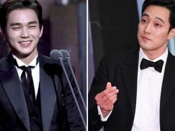 Reaksi Yoo Seung Ho Saat So Ji Sub Menang Penghargaan di MBC Drama Awards 2018 Jadi Sorotan