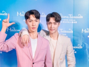Bertemu dengan 'Kembaran' di Museum Madame Tussauds Hong Kong, Intip Ekspresi Lay EXO