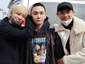 Bikin Mewek, Minho-Taemin SHINee Kompak Antarkan Key Masuk Wajib Militer