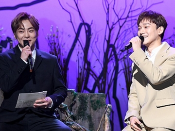 Rela Jadi MC Spesial di Showcase Debut Solo Chen, Xiumin: Dia Berlatih Gila-Gilaan