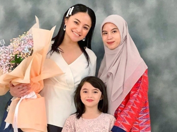 Marshanda Kompak Hadiri Wisuda Anak dengan Istri Ben Kasyafani, Netter Salut Bukan Main