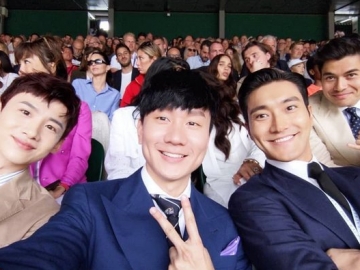 Siwon Foto Bareng Henry Golding-Deepika Padukone Cs di Pertandingan Tenis, Netter: Crazy Rich Asians