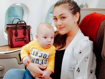 Celine Evangelista Pamer Foto Hamil Besar, Penampilan Bayi Lucio Telanjang Jadi Perbincangan
