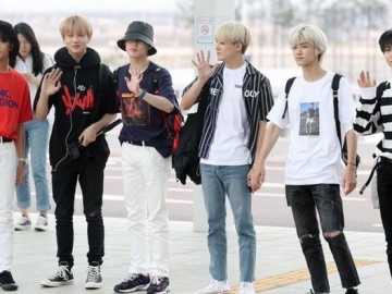 Bakal Hibur Penggemar Indonesia di 'Korean Wave 2019', Begini Gaya NCT Dream di Bandara